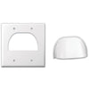 Vanco Vanco Bulk Cable 2-Gang Faceplate Vanco Vanco Bulk Cable 2-Gang Faceplate