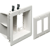 Arlington TVBU505 Recessed Double Gang Mounting Box