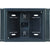 Sanus ELM803B1 In-Wall Black Low Voltage Box