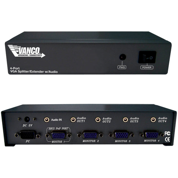 Vanco 280444 VGA Splitter Vanco 280444 VGA Splitter