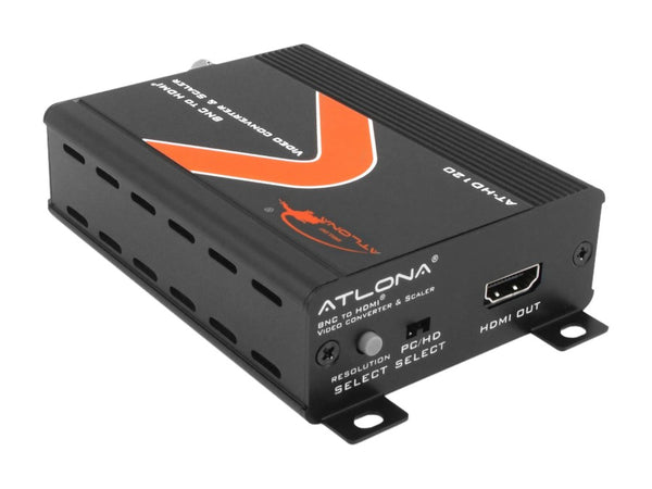 Atlona AT-HD120 Composite Video (BNC) & Stereo Audio to HDMI Video Converter