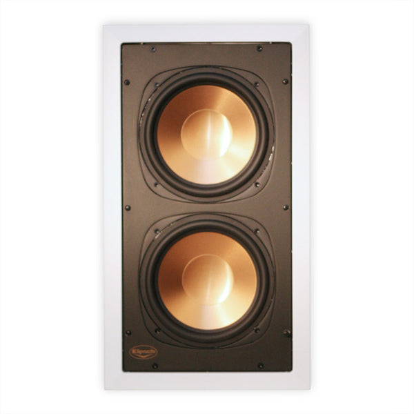 Klipsch RW-5802 Reference Dual In-Wall Passive Subwoofer - White (Each) Klipsch RW-5802 Reference Dual In-Wall Passive Subwoofer - White (Each)