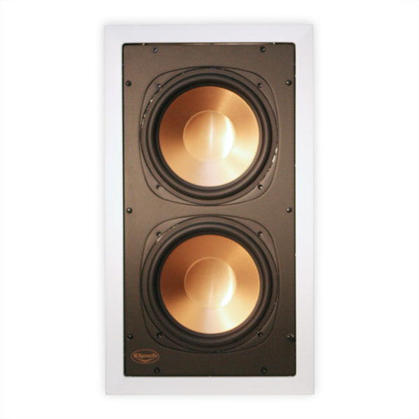 Klipsch RW-5802 Reference Dual In-Wall Passive Subwoofer - White (Each)