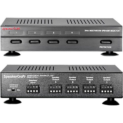 SpeakerCraft S4dc Four-Zone Speaker Selector