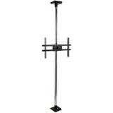 Peerless MODFCSKIT300 Modular Series Floor-to-Ceiling Kit for 32-60 Display - 9.8', Chrome