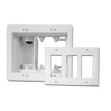 Arlington Model TVBR507 Triple Gang Recessed Electrical Box for Power & Low Voltage Arlington Model TVBR507 Triple Gang Recessed Electrical Box for Power & Low Voltage