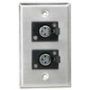 Atlas SG-XLR-F2 XLR Wall Plate Atlas SG-XLR-F2 XLR Wall Plate