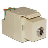 Choice Select Keystone Jack 1/8 inch mono mini plug, Ivory