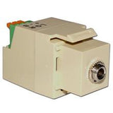 Choice Select Keystone Jack 1/8 inch Stereo mini plug, Ivory