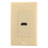 Choice Select HDMI to Cat5e Audio/Video Balun Extender Wall Plates, Ivory