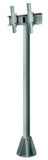 Peerless EPMU-07-S 7' Wind Rated Pedestal Tilt Mount - Silver