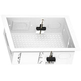 Intuitive ID-IWB-2 3.5” Recessed Home Entertainment In-Wall Box, Small (White)