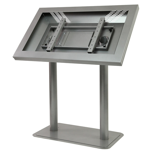 Peerless KL540-S 40" Indoor Digital Signage/Kiosk Enclosure - Landscape - Silver Peerless KL540-S 40" Indoor Digital Signage/Kiosk Enclosure - Landscape - Silver
