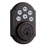 Kwikset Smartcode Deadbolt with Z-Wave Venetian (Bronze)