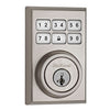 Kwikset Contemporary Smartcode Deadbolt with Z-Wave; Satin Nickel Kwikset Contemporary Smartcode Deadbolt with Z-Wave; Satin Nickel