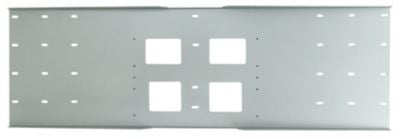 Peerless WSP724-W 24" Triple Stud Wall Plate - White Peerless WSP724-W 24" Triple Stud Wall Plate - White