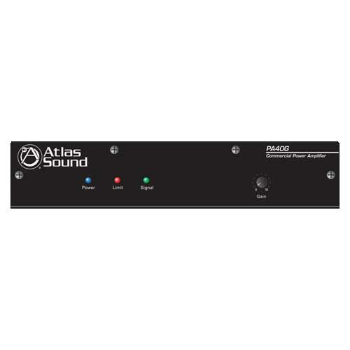 Atlas Sound PA40G 40W Single Channel Power Amplifier Atlas Sound PA40G 40W Single Channel Power Amplifier