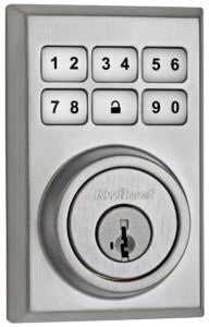 Kwikset SmartCode Keyless Entry, Contemporary Dead Bolt, ZigBee (Satin Nickel)