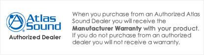 iElectronics is an Authorized Atlas Sound Dealer - All products come with a manufacturer warranty
