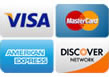 We Accept All Major Credit Cards