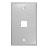 Vanco 1 Socket Keystone Faceplate