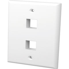 Vanco 2 Socket Keystone Faceplate