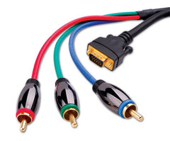 Vanco S-VGA to (3) RGB Component Video Cable