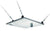 Peerless CMJ453 Two Piece Suspended Ceiling Mount Kit - White