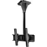 Peerless ECMU-01-C 1' Wind Rated Ceiling Tilt Mount - Black