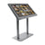 Peerless KL546-AB Antimicrobial Indoor Digital Signage Kiosk Enclosure for 46" Ultra-Thin Displays - Landscape - Black