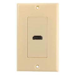 Choice Select HDMI to Cat5e Audio/Video Balun Extender Wall Plates, Ivory
