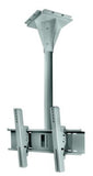 Peerless ECMU-04-I(-S) 4' Wind Rated I-Beam Ceiling Tilt Mount - 32 to 65 - Silver Grey