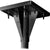 Peerless ECMU-04-I Wind Rated I-beam Tilt Mount - 4' Pole Length - Black