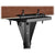 Peerless ECMU-04-I Wind Rated I-beam Tilt Mount - 4' Pole Length - Black