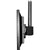 Peerless ECMU-04-I Wind Rated I-beam Tilt Mount - 4' Pole Length - Black