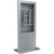 Peerless KP555-AB Portrait Indoor Digital Signage/Kiosk Enclosure for 55" LCD Displays - Black