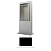 Peerless KIP542 Indoor Portrait Kiosk Enclosure for 47 inch Screens - Black