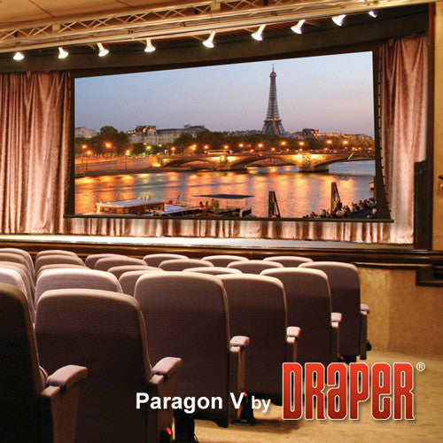 Draper 114617 Paragon/Series V Motorized Projection Screen (147 x 236")