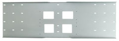 Peerless WSP724-W 24" Triple Stud Wall Plate - White