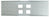Peerless-AV Peerless 24" Triple Stud Wall Plate