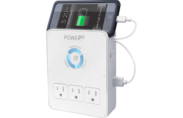 Panamax P360-DOCK 6-Outlet Surge Protector with Built-In USB Charging Station