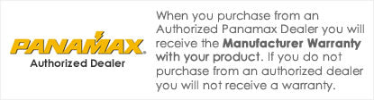iElectronics is an Authorized Panamax Dealer - All products come with a manufacturer warranty